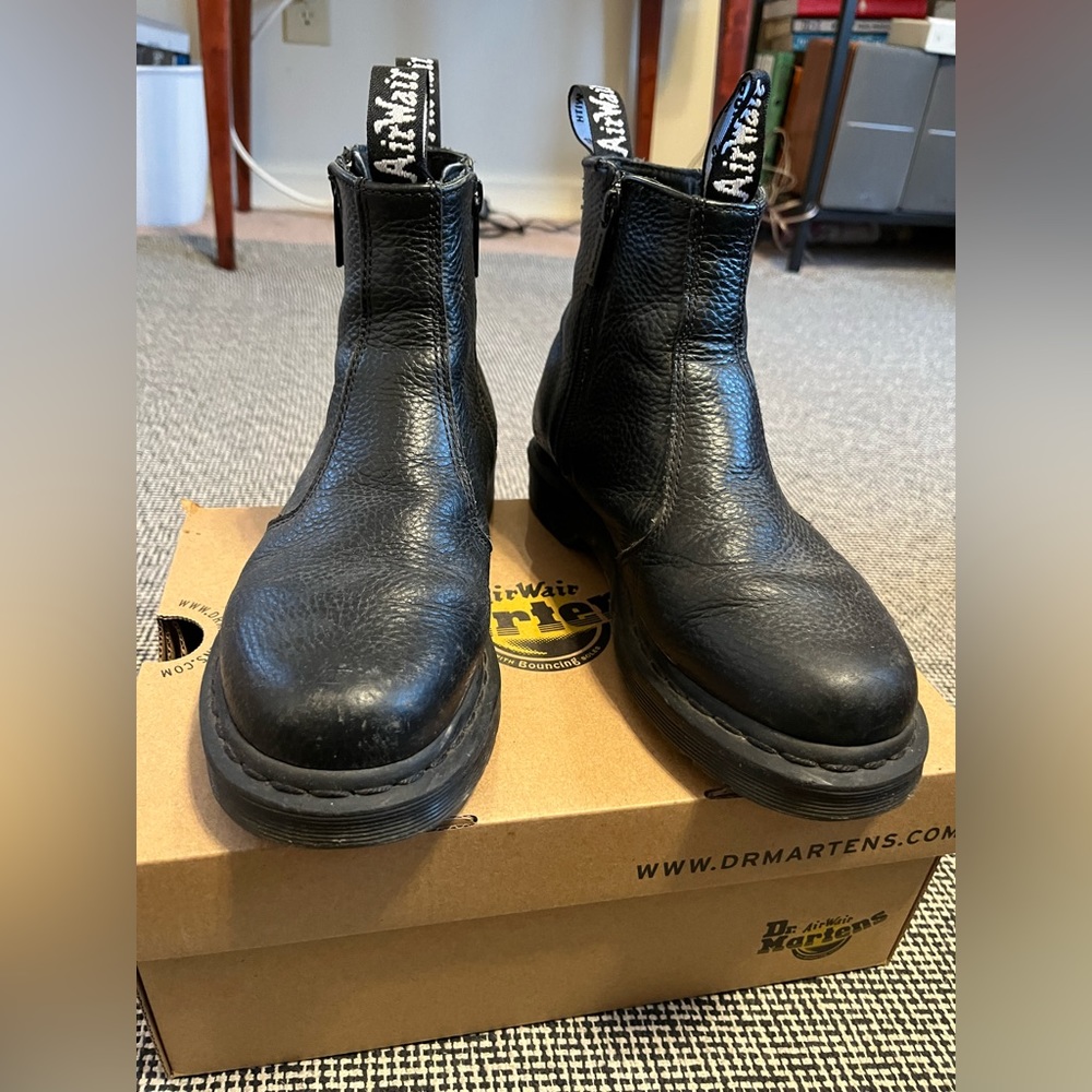 Doc Marten Black Chelsea Zip